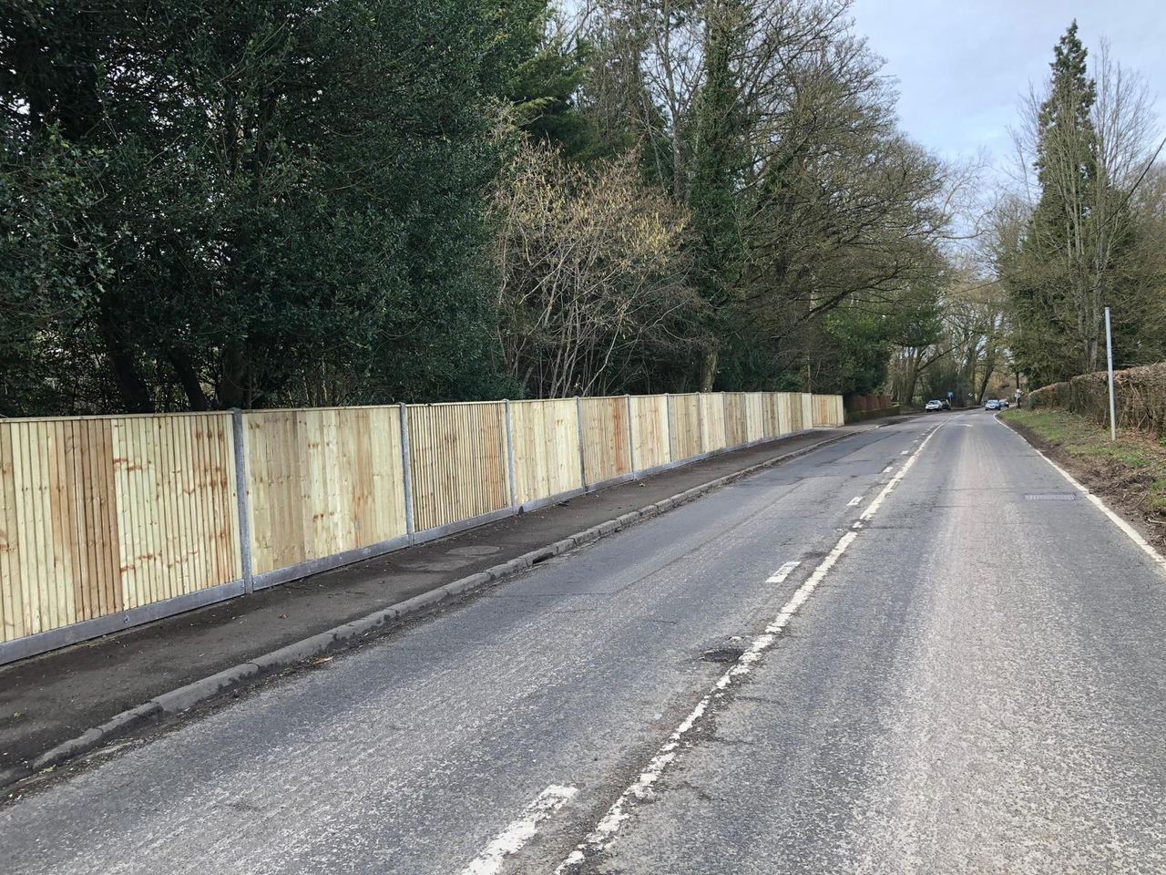 Closeboard boundary installed by KTS Fencing, Roadside, Surrey